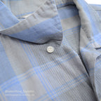 1950's SILVER WINGS RIFLE CLUB PLAID SHIRT... L