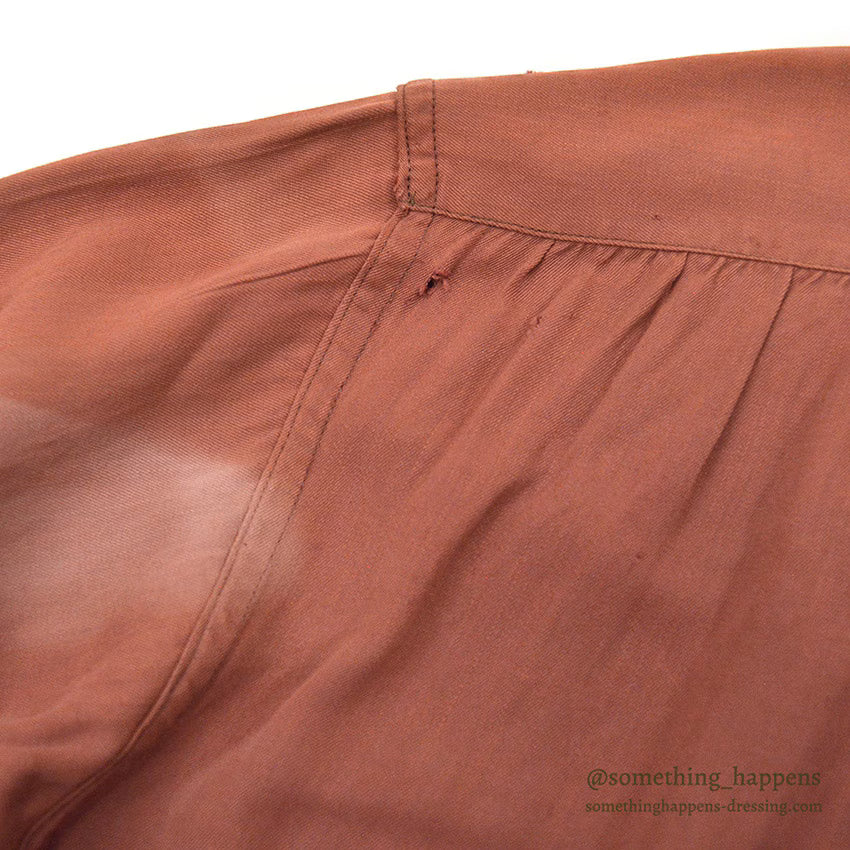 1940's WESTMOOR RAYON GABARDINE WESTERN SHIRT / SUN FADED ...