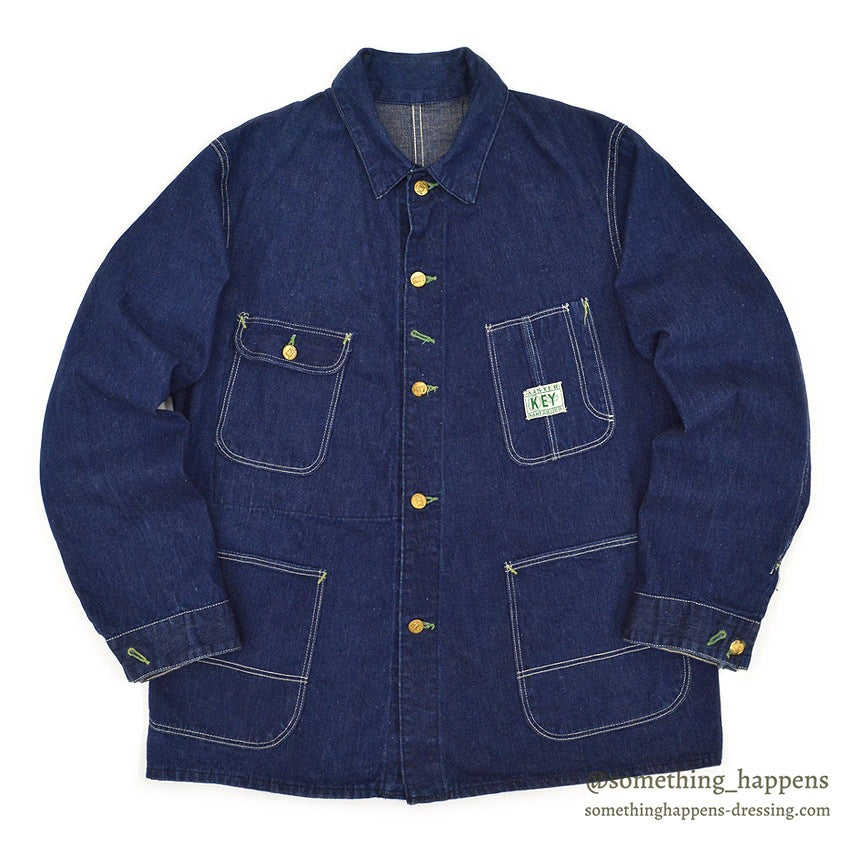 1950's MASTER KEY DENIM COVERALL / DARK...