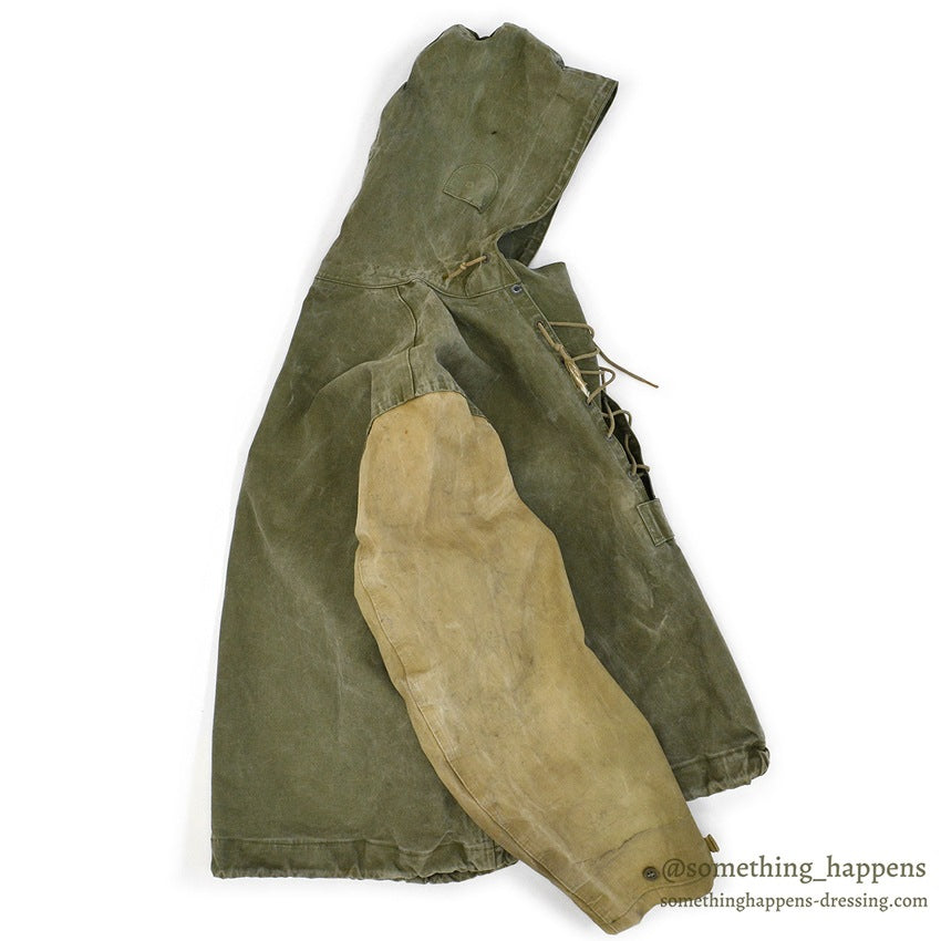 1940's U.S.NAVY WW2 FOUL WEATHER PARKA / TWO-TONE ... M