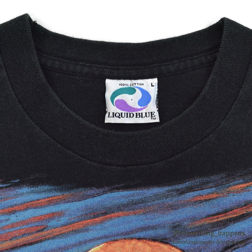 1990's LIQUID BLUE THE SCREAM ART T-SHIRT...L