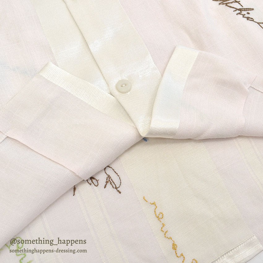 1950's~ NEAL E. THORSEN SIGNATURE EMBROIDERY S/S SHIRT...