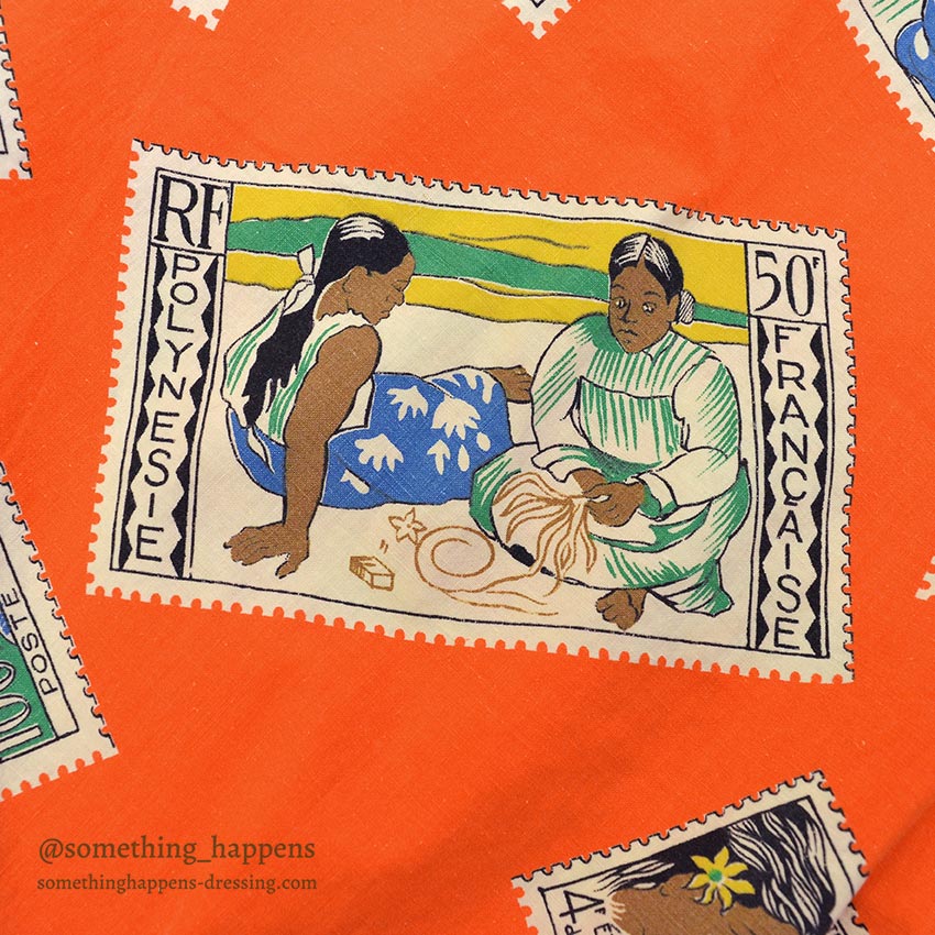 1950's~ PAUL GAUGUIN ART PRINT ALL COTTON S/S SHIRT ...