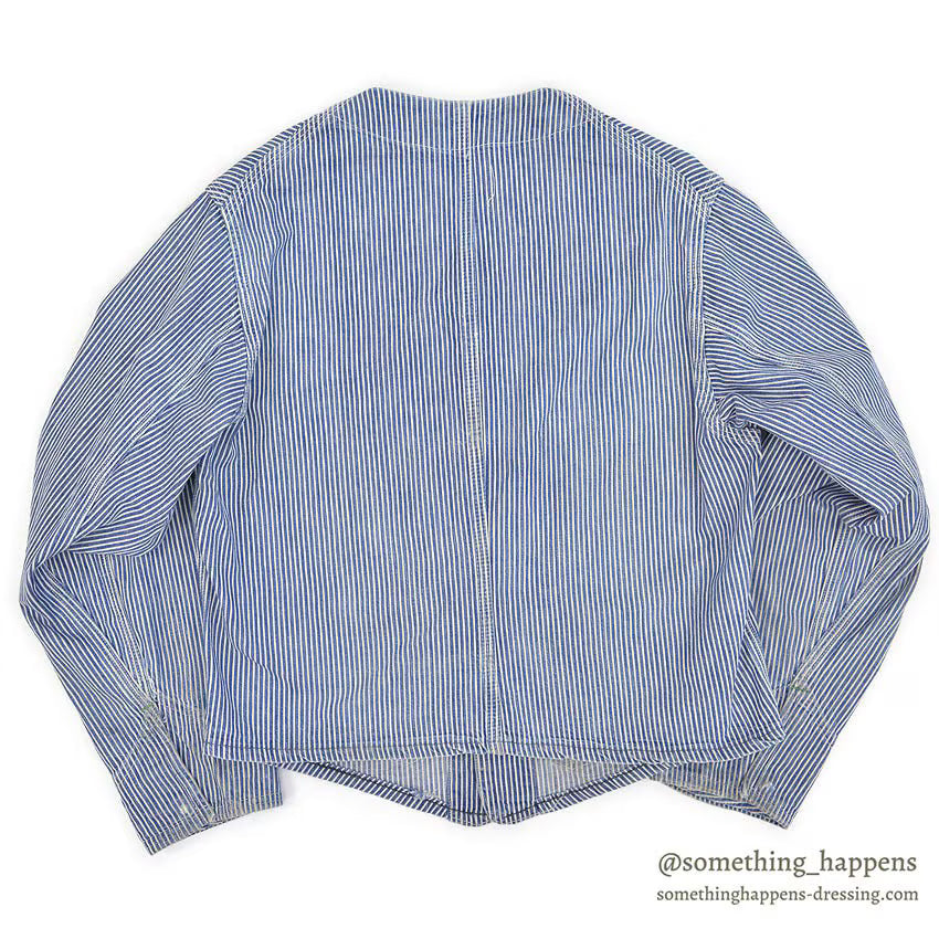 1950's OSHKOSH HICKORY STRIPE ENGINEER JACKET...