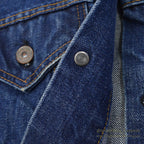1970's Levi's 70505-0217 DENIM JACKET / INDIGO... Fits like 46
