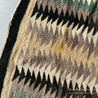 c.1950's NAVAJO RUG RARE COLOR... 103cm/66cm
