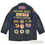 1950's LOTS OF PATCHES DENIM COVERALL...