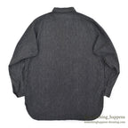 1950's HERCULES BLACK CHAMBRAY SHIRT / ELBOW PATCHES...