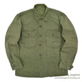 1940's BRITISH ARMY WW2 WAR AID HBT JACKET / US MADE...
