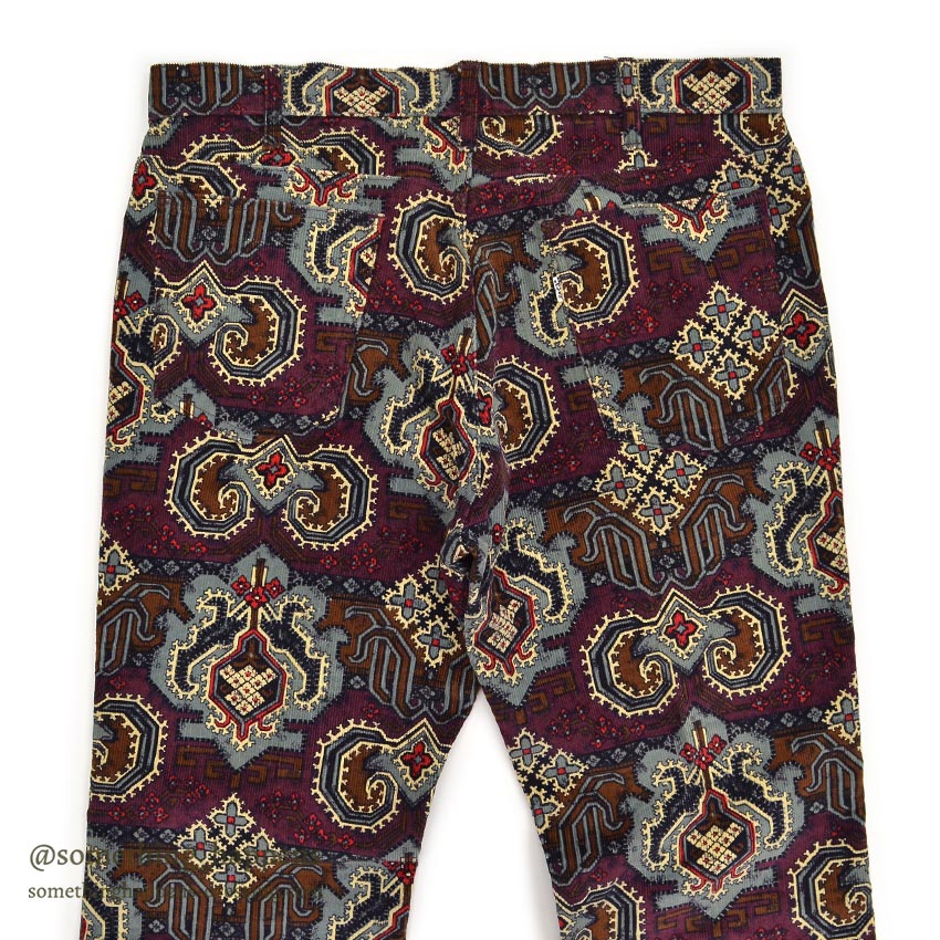 1970's DEADSTOCK Levi's PRINT CORDUROY PANTS ... W36/L31