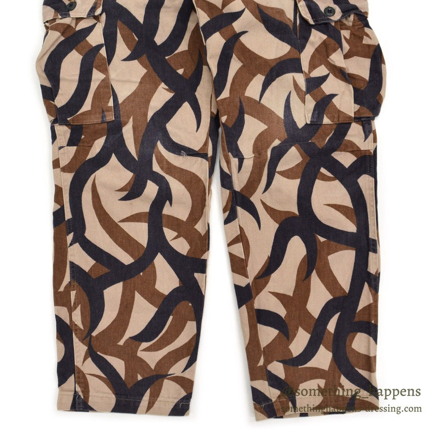 1990's BRIGADE QUARTERMASTERS ASAT CAMO PANTS / THICK COTTON... MR