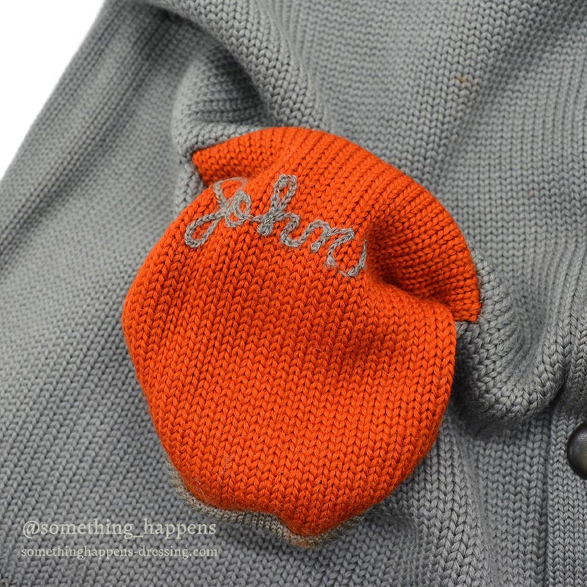 1950's ALBION AWARD SWEATER CARDIGAN / LONG...