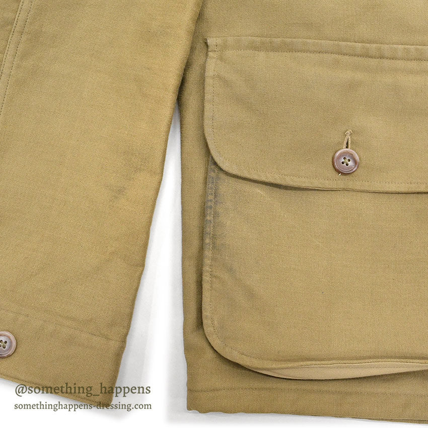 1960's L.L.BEAN JUNGLE CLOTH WARDEN JACKET / ALMOST DEADSTOCK ... 42