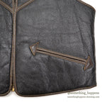 1960's POWR HOUSE SHEARLING WORK VEST...M