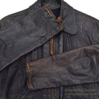 1960's~ EAST WEST MUSICAL INSTRUMENTS CO. LEATHER JACKET '' BACK PACK'' ...