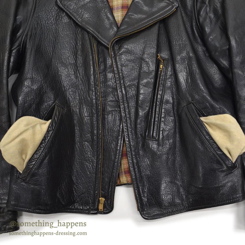 1940's TOP NOTCH LEATHER SPORTS JACKET ... 42