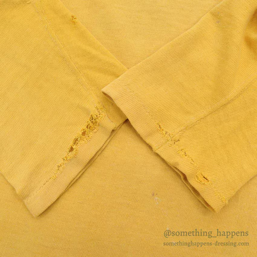 1960's CHAMPION TWO-TONE FOOTBALL TEE... 42