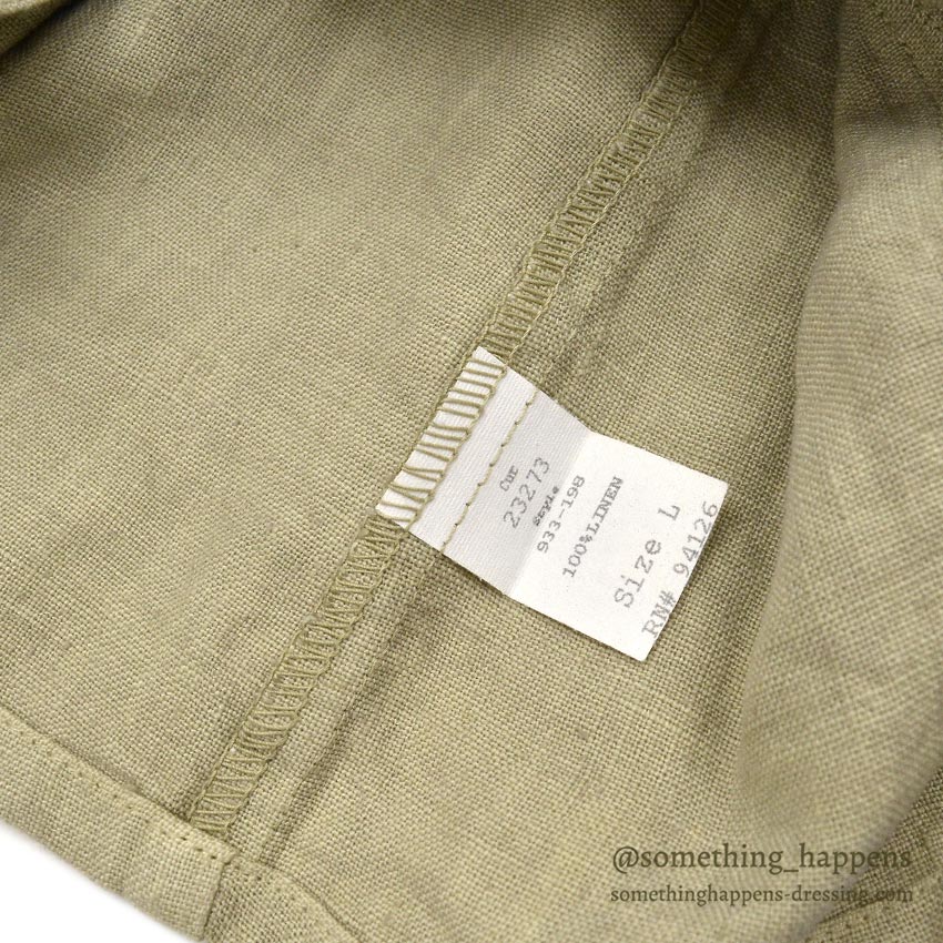 CP SHADES LINEN WORK JACKET / TAN ... L