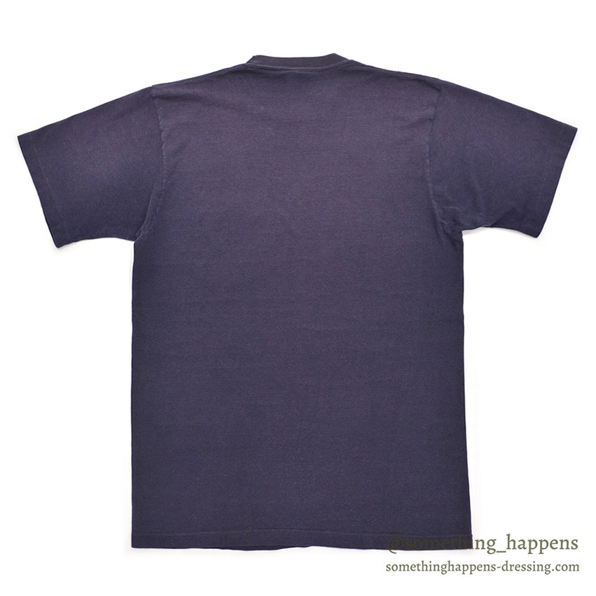 1960's TOWNCRAFT POCKET T-SHIRT / FADED NAVY ... XL