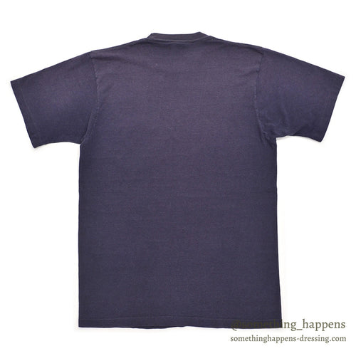 1960's TOWNCRAFT POCKET T-SHIRT / FADED NAVY...XL
