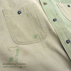 1940's WASHINGTON DEE CEE TWO-TONE HBT SHIRT / EXTREMELY RARE ...