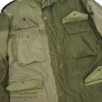 1980's~ M-65 FIELD JACKET ALPHA INDUSTRIES INC. / CRAZY PATTERN... MR