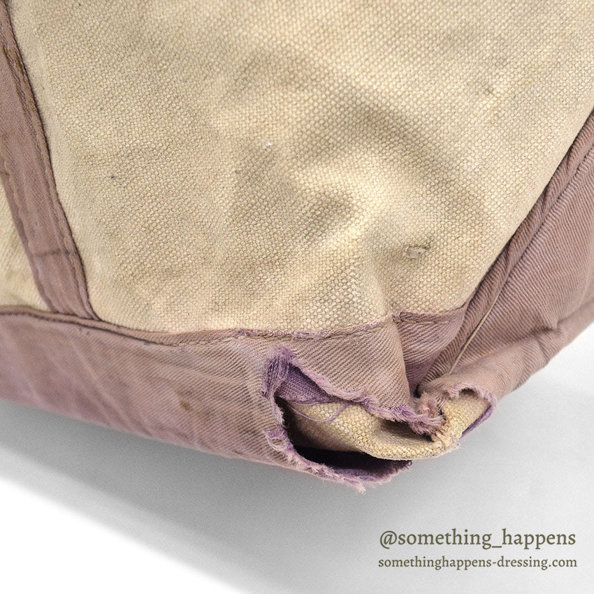 1980's~ BROOKSTONE PAINTER CANVAS TOTE / FADED ... M