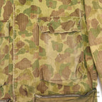 1940's USARMY WW2 FROG SKIN CAMO HBT JACKET / MODIFIED... 36R