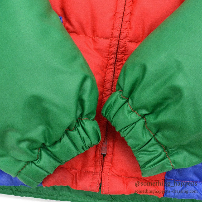 1970's Daniel S. Reid MULTI COLOR DOWN JACKET / EXTREMERY RARE... M
