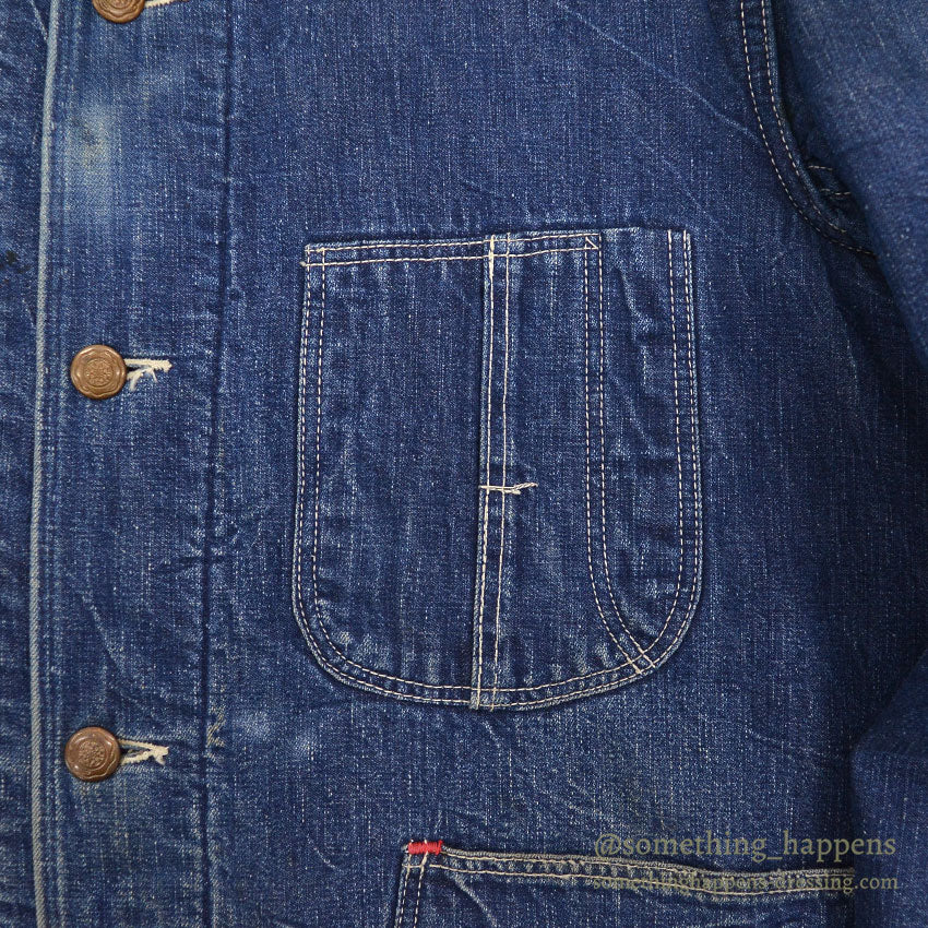 1960's NATIONAL MASTER DENIM COVERALL / BLANKET LINED...