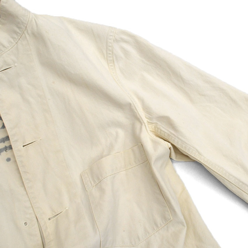 ~1920s US Navy Off-white Work Jacket - Rare...