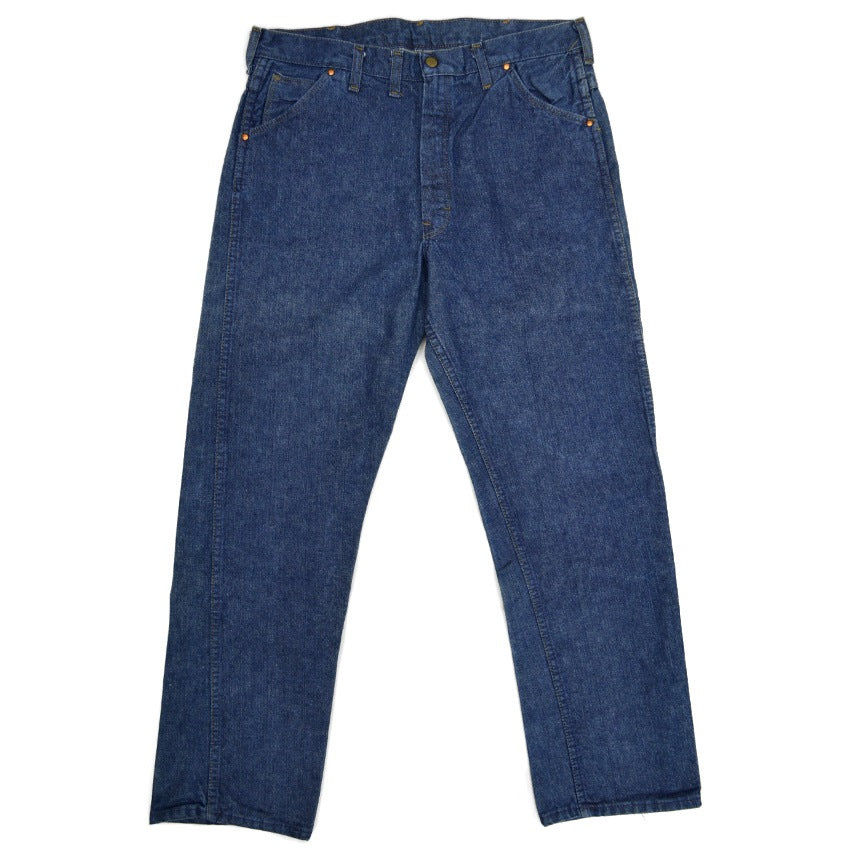 60's E&W The Plains RIDER INDIGO DENIM PANTS RODEO PAINT