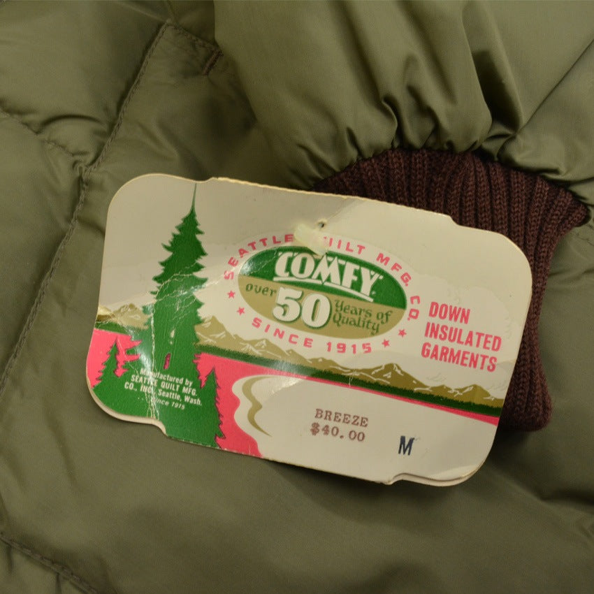 60's COMFY Deadstock NOS Down Jacket ... M