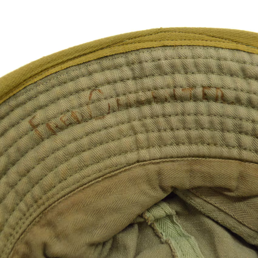 40's USARMY ww2 HBT Hat with piping...