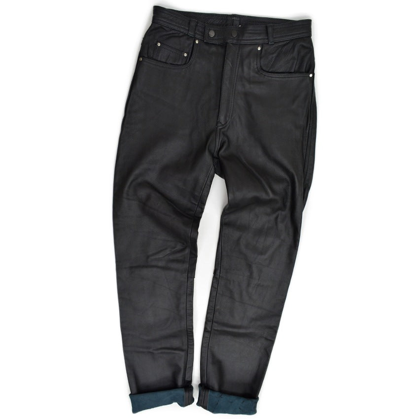 〜90's PAKISTAN LEATHER PANTS ... W32
