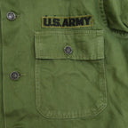 1950s US Army 13-Star Button Cotton Utility Shirt...