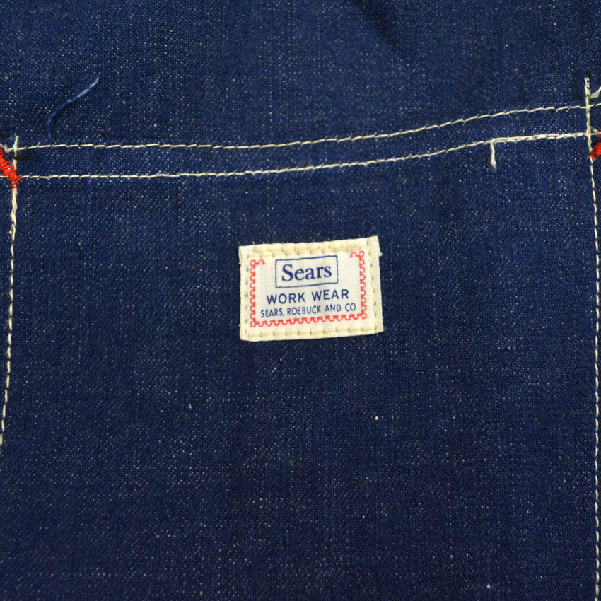 60's Deadstock Sears Denim Chore Jacket With Blanket ... 44