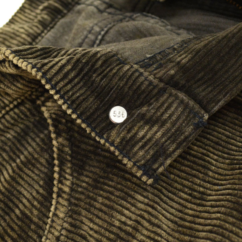 90's Deadstock Levi's 550 'relaxed fit' charcoal black corduroy pants...W31×L34