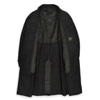 50's Deadstock PENNEYS Black Plaid Wool Coat...