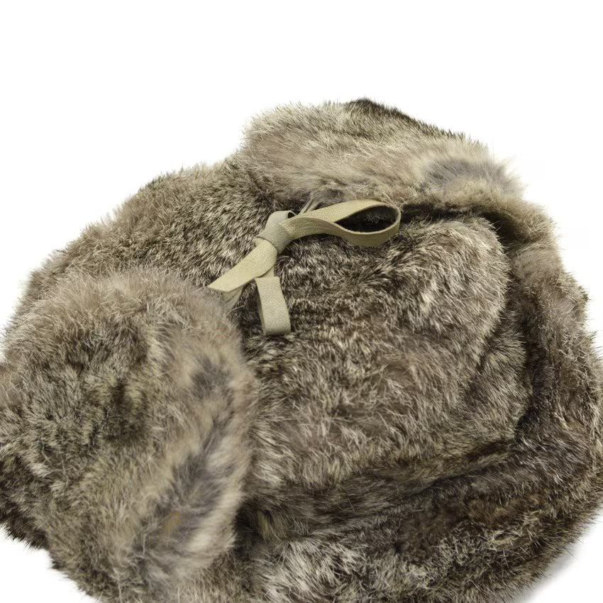 ~70's Russian Rabbit Fur Hat...56cm