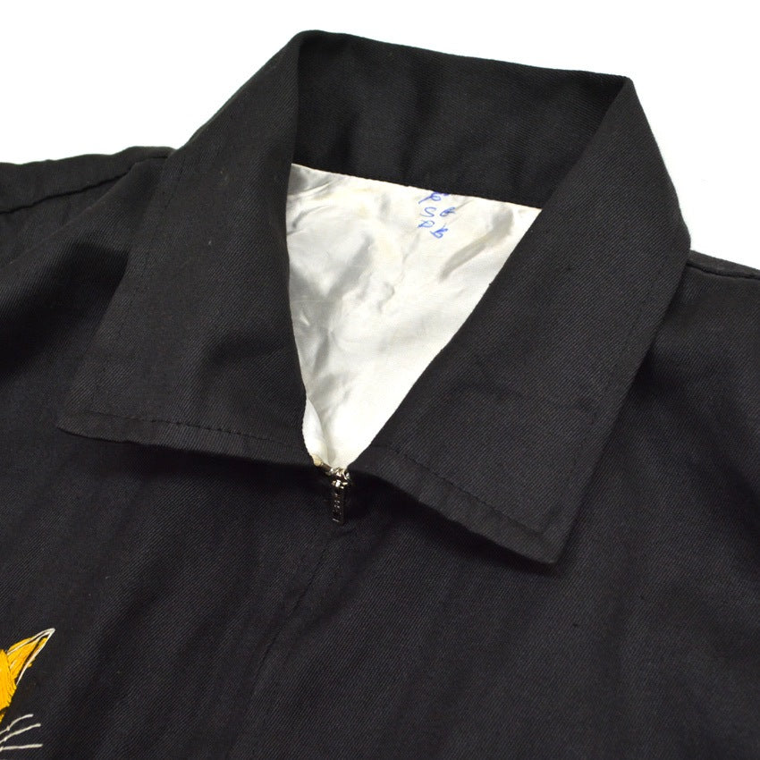 60's Vietnam Tour Jacket, Black Cotton... Size M
