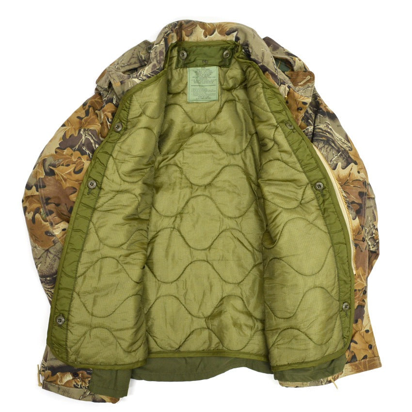 80's Deadstock M-65 Realtree Camo Jacket with Liner Set... M
