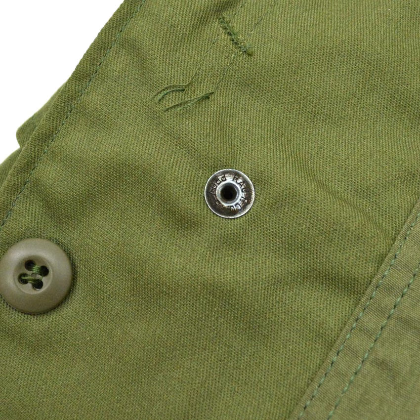 80's Deadstock USARMY M-65 OD 3rd Brass Zipper ... SR
