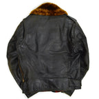 50's Genuine Horsehide FRONT QUARTERS Horsehide Double Riders Jacket... 40