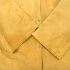 60s-style deerskin jacket with happi coat sleeves...
