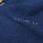 ~40's USNAVY ww2 DENIM BAG...68cm×37cm