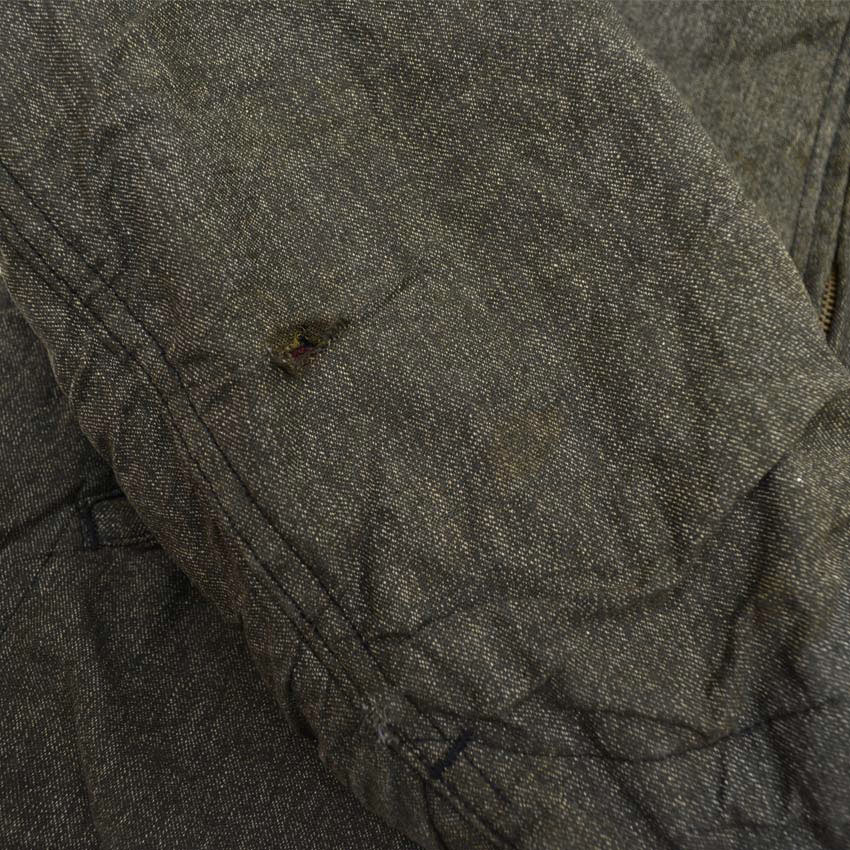 1950s- Casey Jones Black Chambray Work Jacket... 40