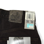 90's Deadstock Levi's silver Tab 'BAGGY' Black Denim Pants... 34×30
