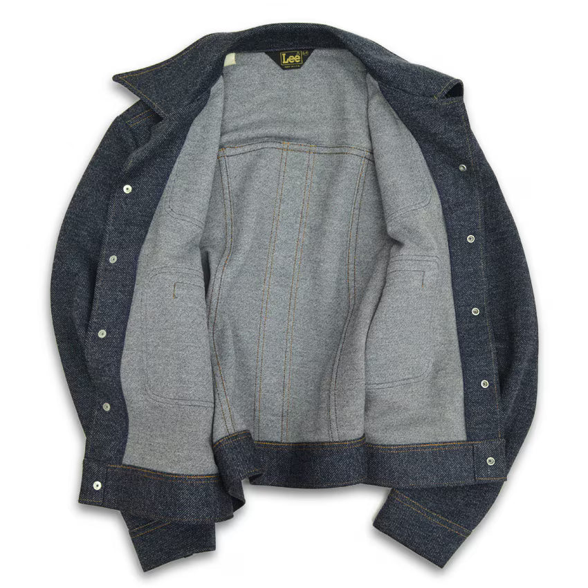 70's Lee jersey material trucker style jacket... LR