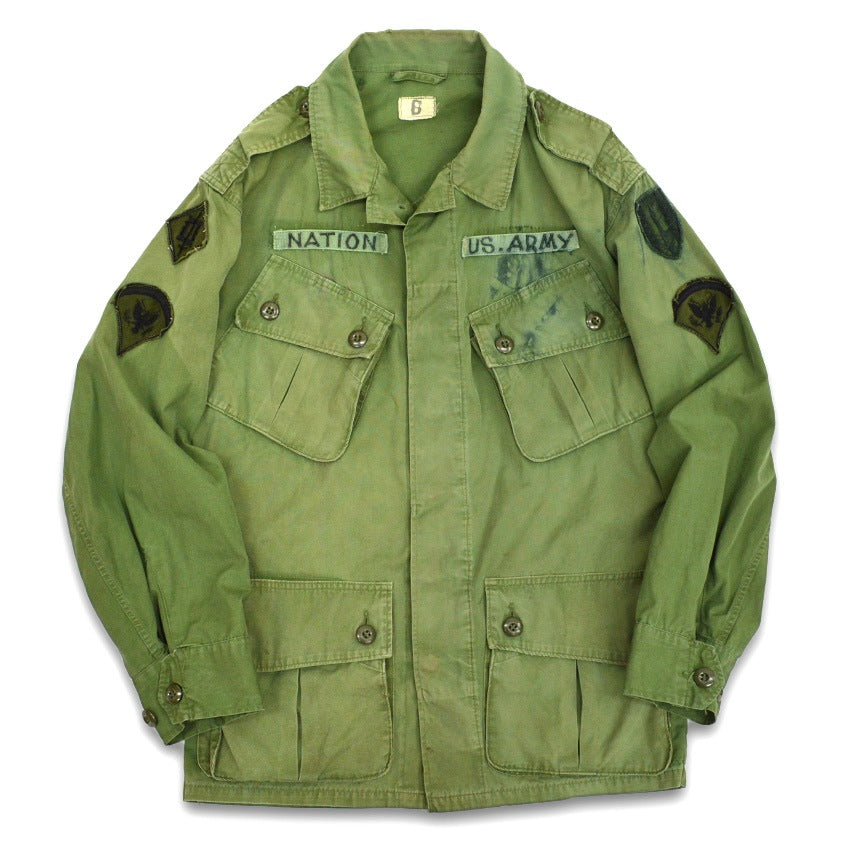 60's US ARMY Jungle Fatigue First Modified... S